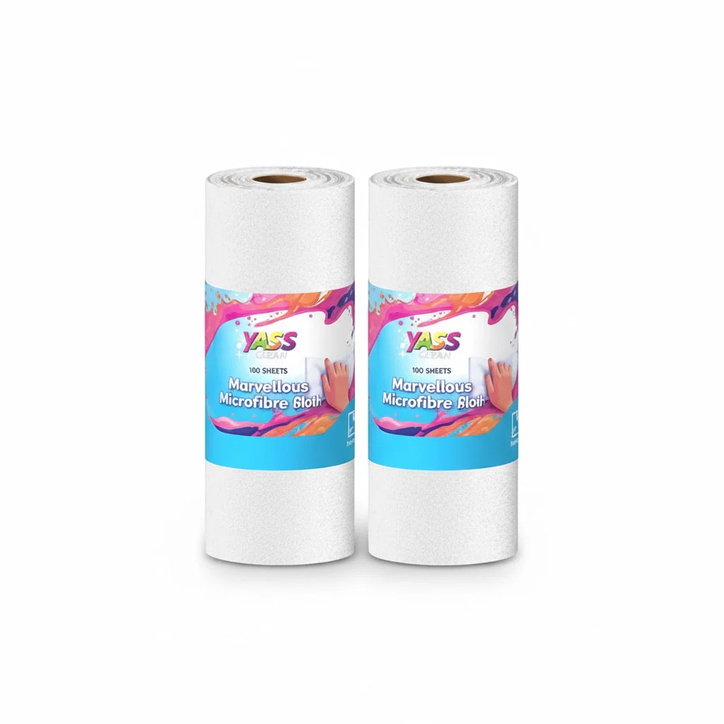 Microfibre Cleaning Cloth Roll