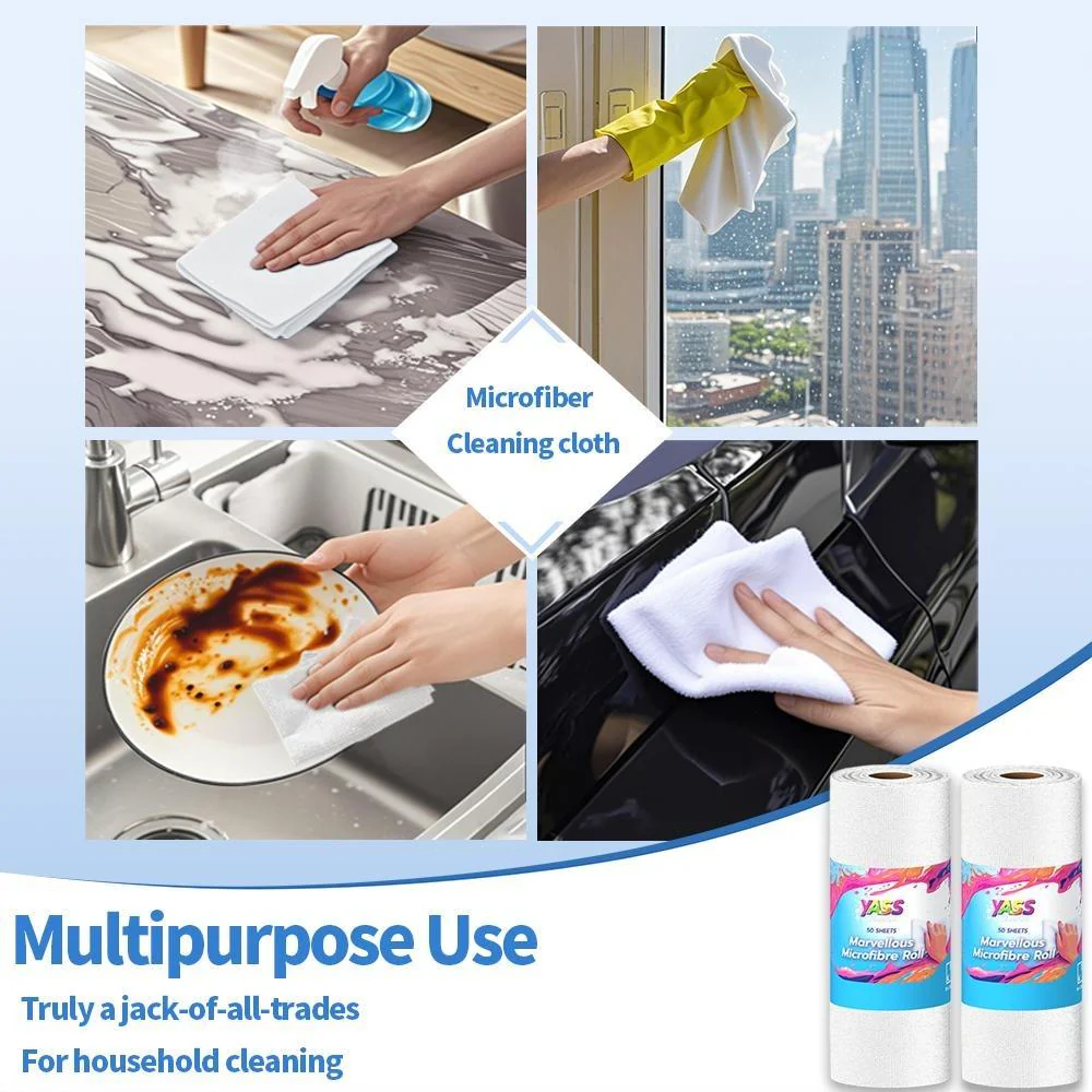 Microfibre Cleaning Cloth Roll - Image 4